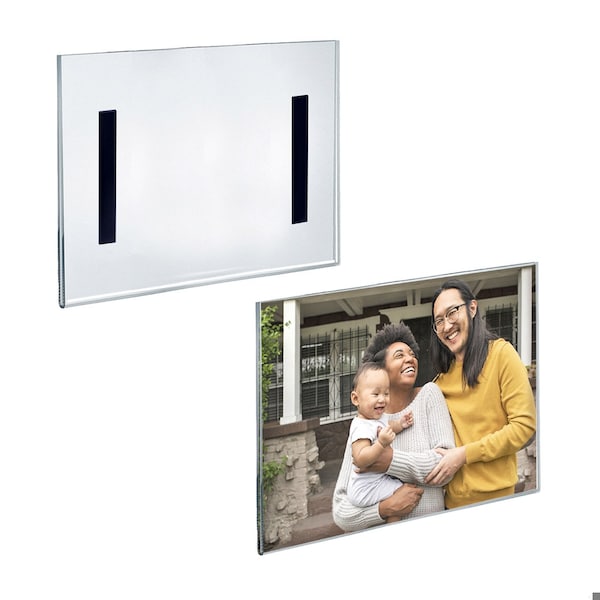 Clear Acrylic 10'' x 8'' Magnetic U-Frame, 2PK